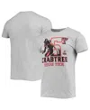 Retro Brand Original  Michael Crabtree Heathered Gray Texas Tech Red Raiders Ring Of Honor T-shirt In Heathered Gray