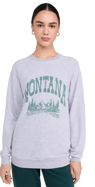 Retro Brand Montana Sweatshirt Vintage Heather Grey