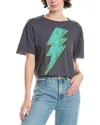 Retro Brand Original  Checkered Lighting Bolt T-shirt