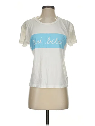 Retro Brand Short Sleeve T-shirt In Ivory