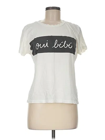 Pre-owned Retro Brand Short Sleeve T-shirt In Ivory