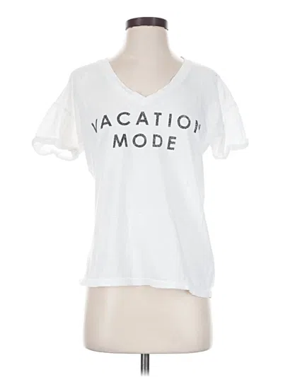 Pre-owned Retro Brand Short Sleeve T-shirt In White
