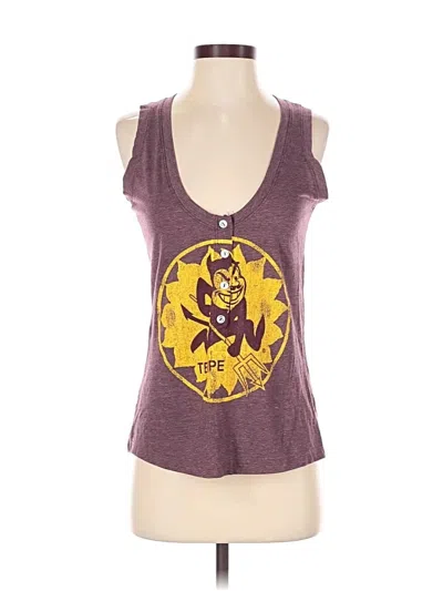 Pre-owned Retro Brand Sleeveless Top Purple Scoop Neck Tops