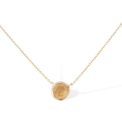 Retro Chic Dawn Star Pendant Necklace In Gold