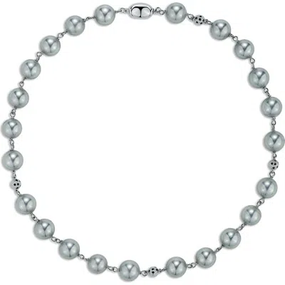 Retro Chic Leopard Pearl Collar Necklace In Green