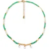 Retro Chic Poseidon Necklace In Multi