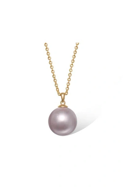 Retro Chic Retro Pearl Necklace In Gold
