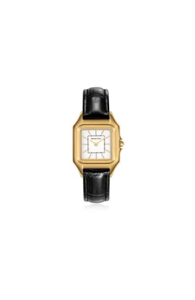 Retro Chic Vatican Majesty Watch In Black