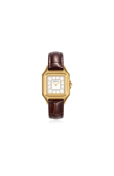 Retro Chic Vatican Majesty Watch In Brown