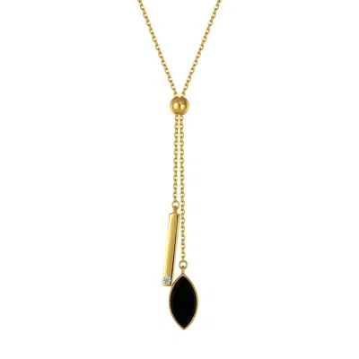 Retro Chic Women's Black / Gold Black Eyes Necklace In Multi