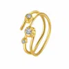 Retro Chic Women's Gold Lily Of The Valley Ring In Gold