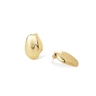 Retro Chic Women's Gold Lumina Orbit Earrings