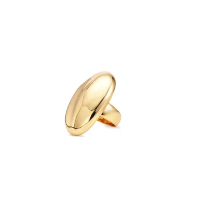 Retro Chic Women's Gold Lumina Orbit Ring