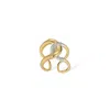 Retro Chic Women's Gold / Silver Colosseum Ring In Multi