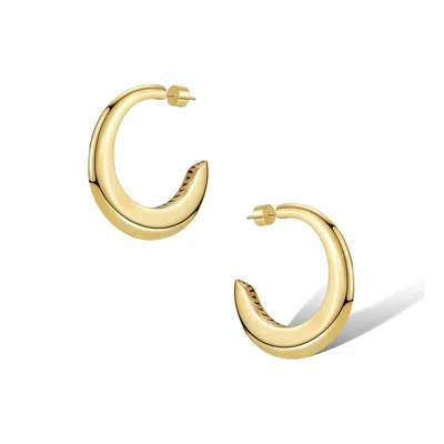 Retro Chic Women's Gold Sunlight Earrings