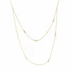 Retro Chic Women's Gold Teardrops Necklace In Gold