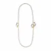 Retro Chic Women's Gold / White Lily Of The Valley Pearl Necklace In Multi
