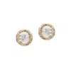 Retro Chic Women's Gold / White / Neutrals Aeolian Whispers Earrings In Multi