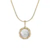 Retro Chic Women's Gold / White / Neutrals Aeolian Whispers Necklace In Multi