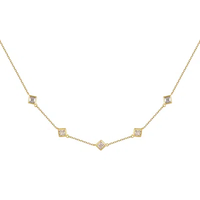 Retro Chic Women's Gold / White Princess's Delight Necklace In Multi