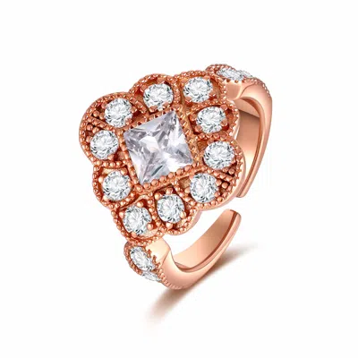 Retro Chic Women's Pink Ballet Ring
