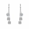 Retro Chic Women's Silver Rock Sugar Earrings In Silver