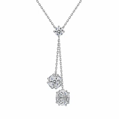 Retro Chic Women's Silver Rock Sugar Necklace