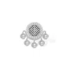 Retro Chic Women's White / Black Black Nutcracker Brooch