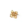 Retro Chic Women's White / Gold Blossom Ring