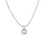 Retro Chic Women's White / Silver Aeolian Whispers Necklace - White Gold Plated In Multi