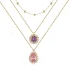 Retro Chic Women's Yellow Sweet Serenade Necklace Set In Yellow