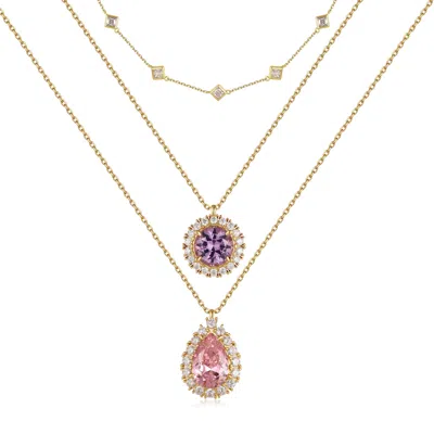 Retro Chic Women's Yellow Sweet Serenade Necklace Set