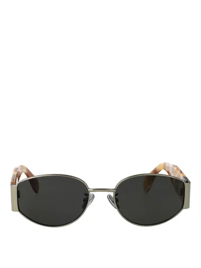Retro Super Future Sunglasses In Metallic