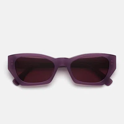 Retro Super Future Sunglasses Amata Summer Blueberry K8 X Purple/purple Unisex In Pink