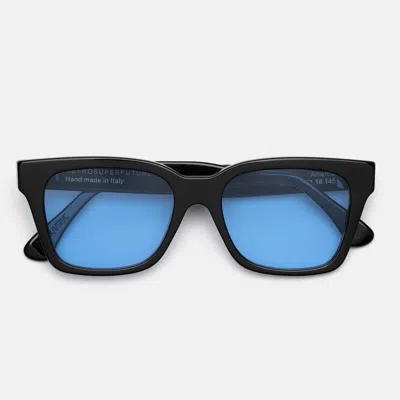 Retro Super Future Sunglasses America Azure Mkk Black/blue Gradient Unisex