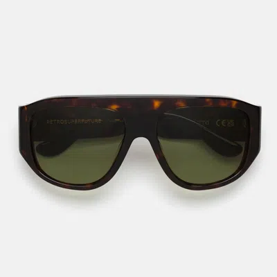 Retro Super Future Sunglasses Biscotto Havana P9 F Brown/green Unisex