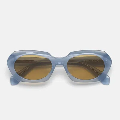 Retro Super Future Sunglasses Epoca Bella Gqp Blue/yellow Unisex In Red