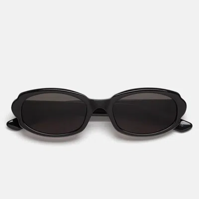 Retro Super Future Sunglasses Esatto Black Hfo Black/black Unisex