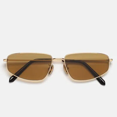 Retro Super Future Sunglasses Isedra Mustard Fk5 Gold/brown Unisex