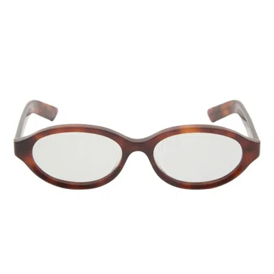 Retrosuperfuture Retro Super Future Sunglasses Parola Havana Different Silver 3 Wh Brown/silver Mirrored Unisex In Multi