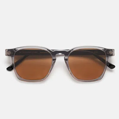 Retro Super Future Sunglasses Unique Style M40 Black/brown Unisex In Red