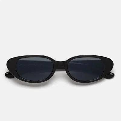 Retro Super Future Sunglasses Vega Azure Qq7 Black/blue Unisex