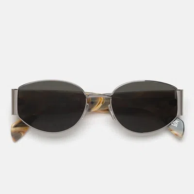 Retro Super Future Sunglasses X Boogie Bqi Beige/gray Gradient Unisex In Black