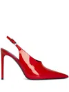 Retroféte Cindy 110mm Slingback Pumps In Red
