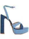 Retroféte 130mm Melodia Sandals In Blue