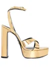 Retroféte 130mm Melodia Sandals In Gold