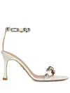 Retroféte 90mm Amata Sandals In White