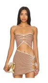 Retroféte Adelie Top In Metallic Caramel