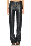 Retroféte Adelina Leather Pant In Black