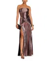 Retroféte Aelita Dress In Burgundy
